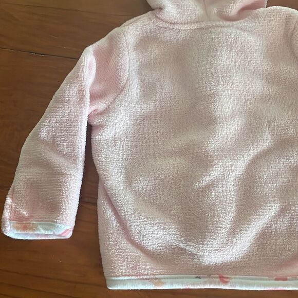 NWOT 0-3 mo C.J.P. pink SUPER SOFT fleece long sleeve button down jacket coat - Picture 10 of 14